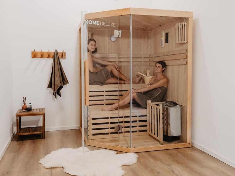 Ferienwohnung Chiemgau Welness Oase Casa Cara Tacherting Exterior foto